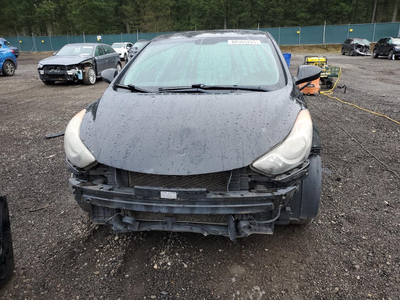 2012 Hyundai Elantra VIN KMHDH4AE8CU460883 Copart auction photo, all over / vandalism damage thumbnail 5