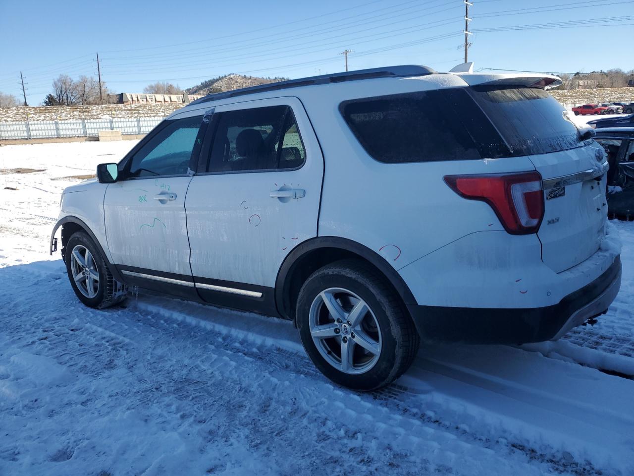 2017 Ford Explorer VIN 1FM5K8D87HGC13850 Copart auction photo, front end damage thumbnail 2