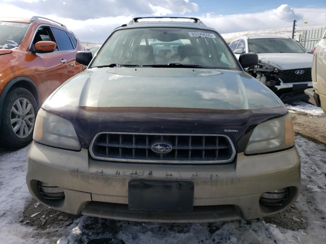 2003 Subaru Legacy VIN 4S3BH675837619284 Copart auction photo, front end / hail damage thumbnail 5