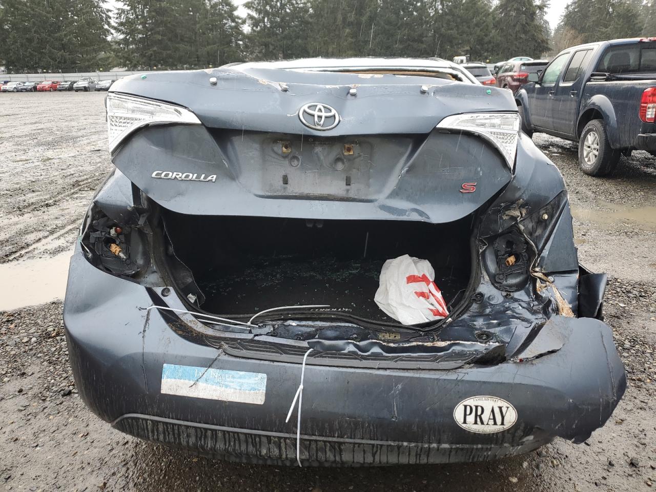 2014 Toyota Corolla VIN 2T1BURHE5EC040069 Copart auction photo, rear end damage thumbnail 6
