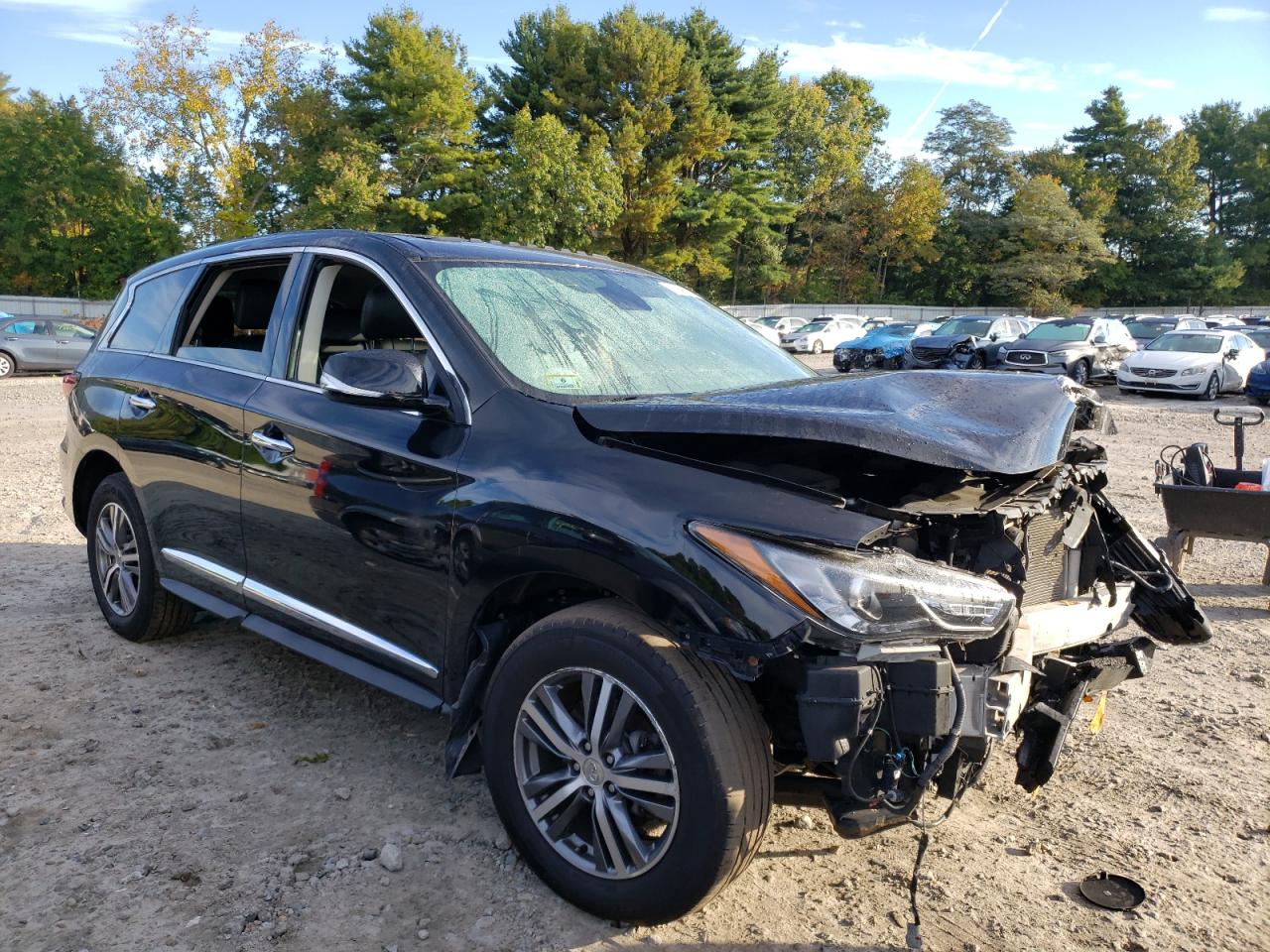 2020 Infiniti QX60 VIN 5N1DL0MM7LC515971 Copart auction photo, front end / minor dent/scratches damage thumbnail 4