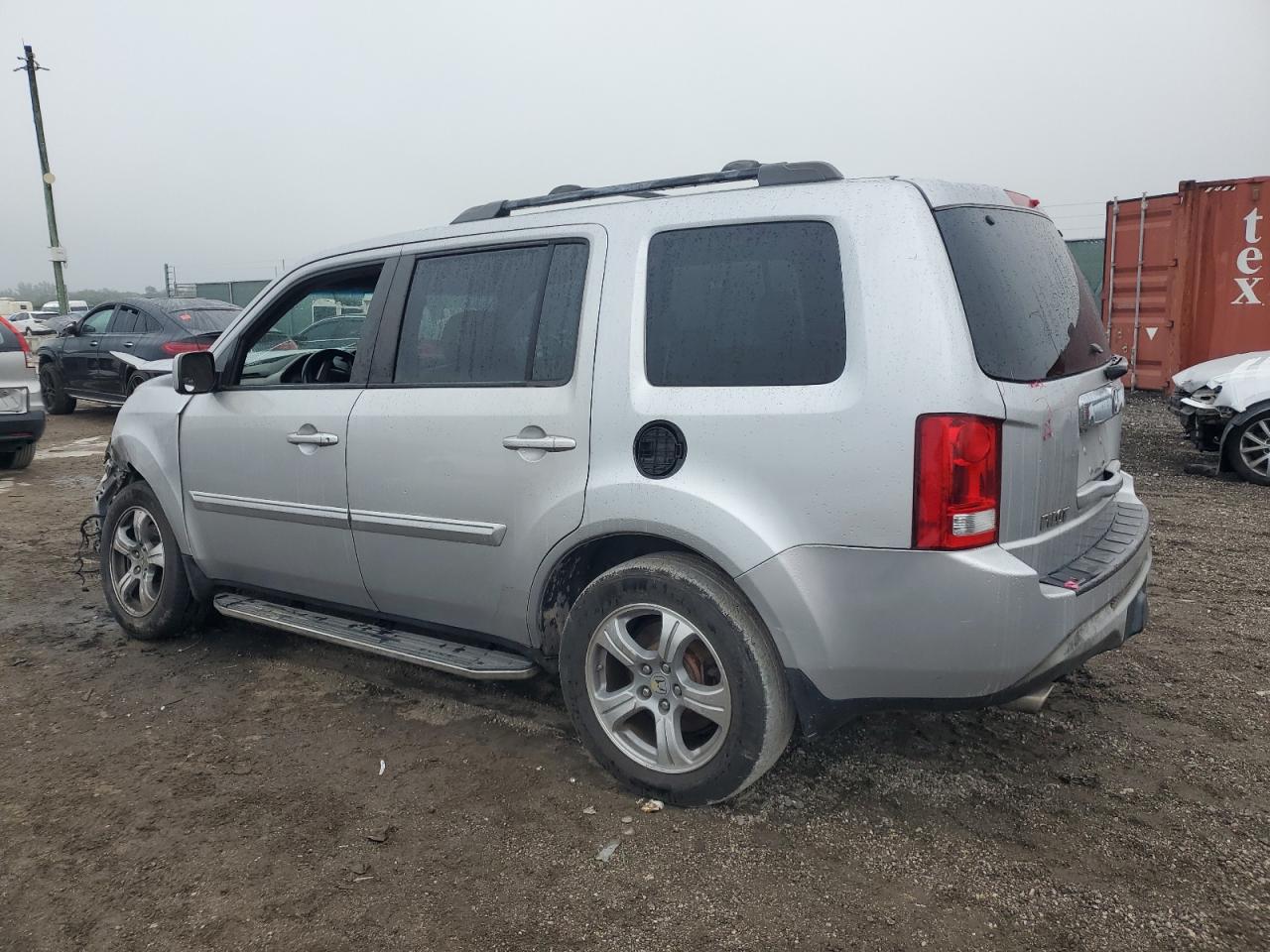 2014 Honda Pilot VIN 5FNYF3H60EB019460 Copart auction photo, front end / side damage thumbnail 2