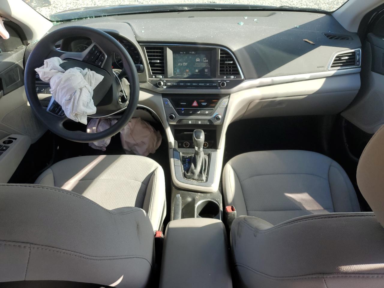 2018 Hyundai Elantra VIN 5NPD84LF7JH366852 Copart auction photo, front end / side damage thumbnail 8