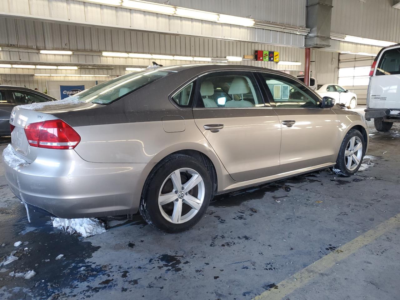 2015 Volkswagen Passat VIN 1VWAS7A31FC090098 Copart auction photo, rear end damage thumbnail 3