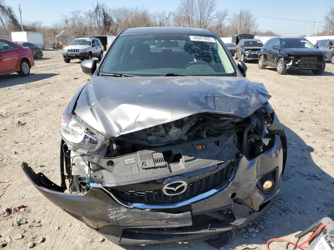 2014 Mazda CX-5 VIN JM3KE2CY0E0322059 Copart auction photo, front end / minor dent/scratches damage thumbnail 5