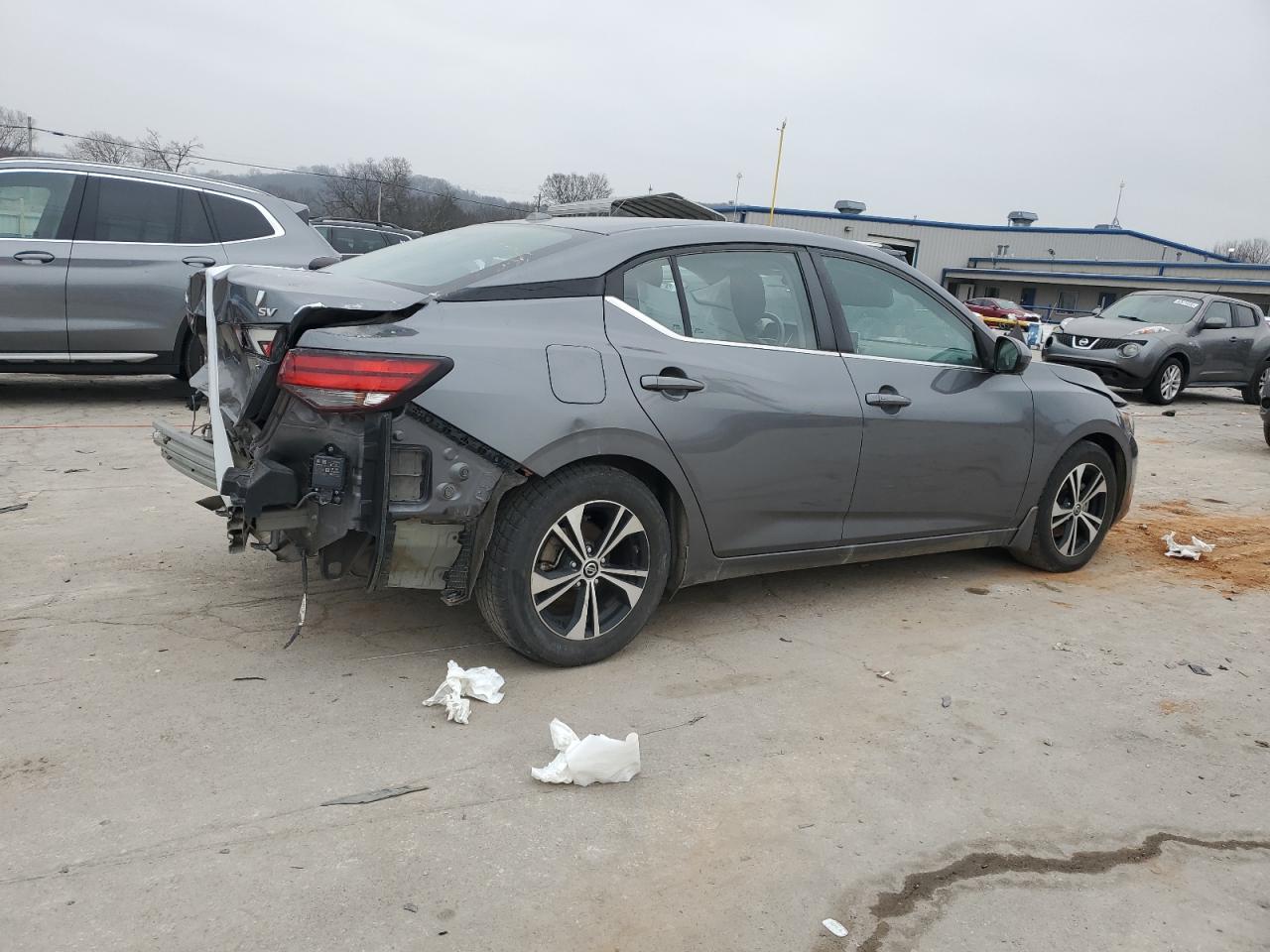 2021 Nissan Sentra VIN 3N1AB8CV0MY232844 Copart auction photo, rear end / front end damage thumbnail 3