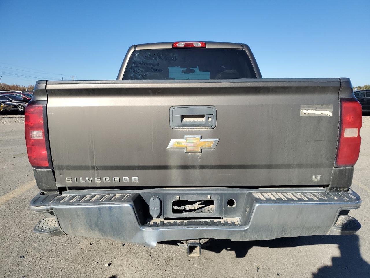 2014 Chevrolet Silverado VIN 3GCUKREHXEG452278 Copart auction photo, front end / frame damage damage thumbnail 6