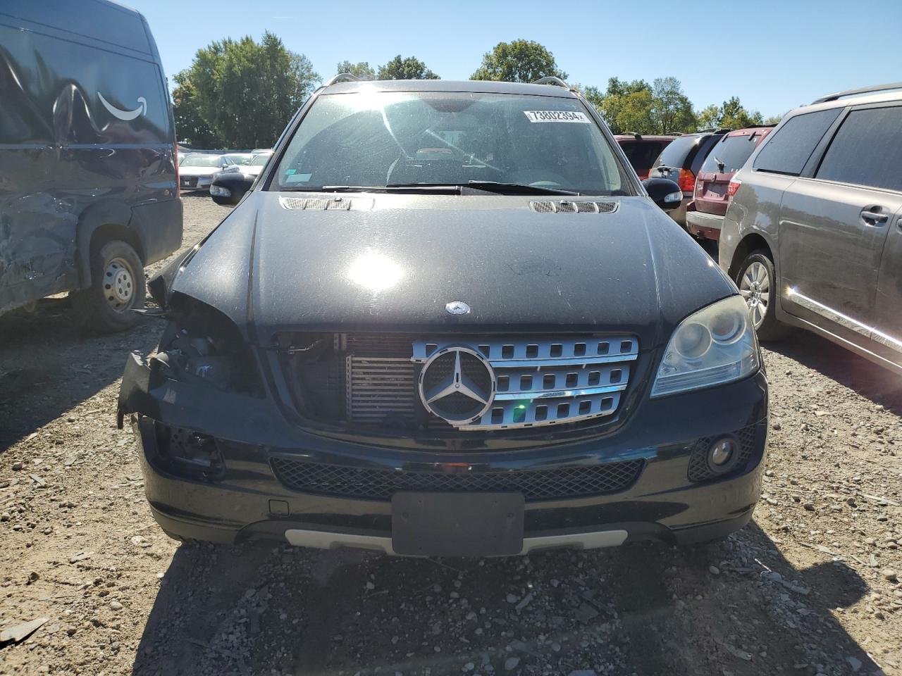 2008 Mercedes-Benz M-klasse VIN 4JGBB22E18A362363 Copart auction photo, front end / side damage thumbnail 5