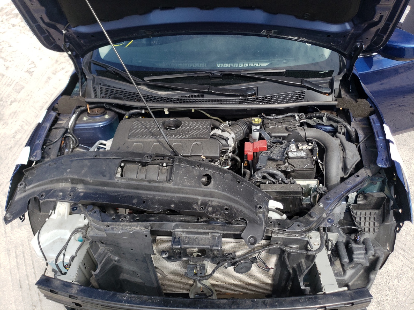 2019 Nissan Sentra VIN 3N1AB7AP8KY420250 Copart auction photo, front end damage thumbnail 7