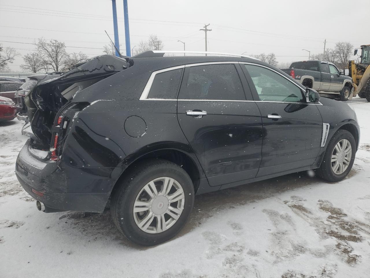 2014 Cadillac SRX VIN 3GYFNBE39ES686219 Copart auction photo, rear end damage thumbnail 3