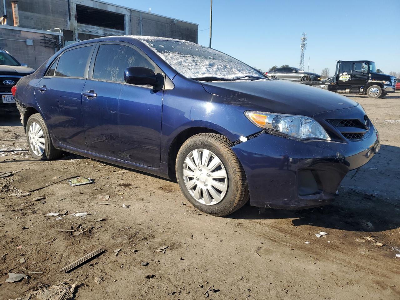 2011 Toyota Corolla VIN 2T1BU4EE0BC564104 Copart auction photo, front end / rear end damage thumbnail 4