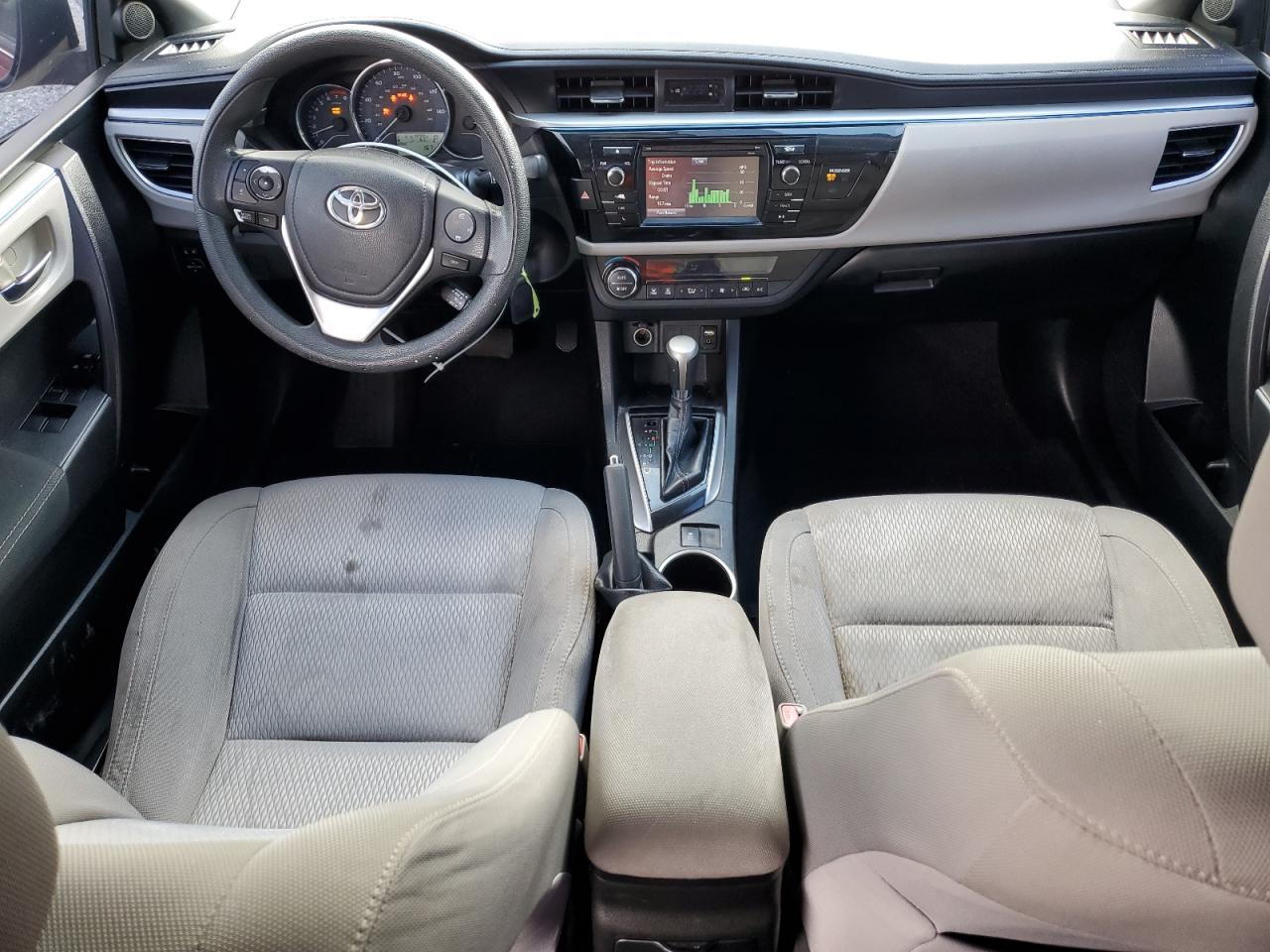 2014 Toyota Corolla VIN 5YFBURHEXEP154567 Copart auction photo, rear end / side damage thumbnail 8
