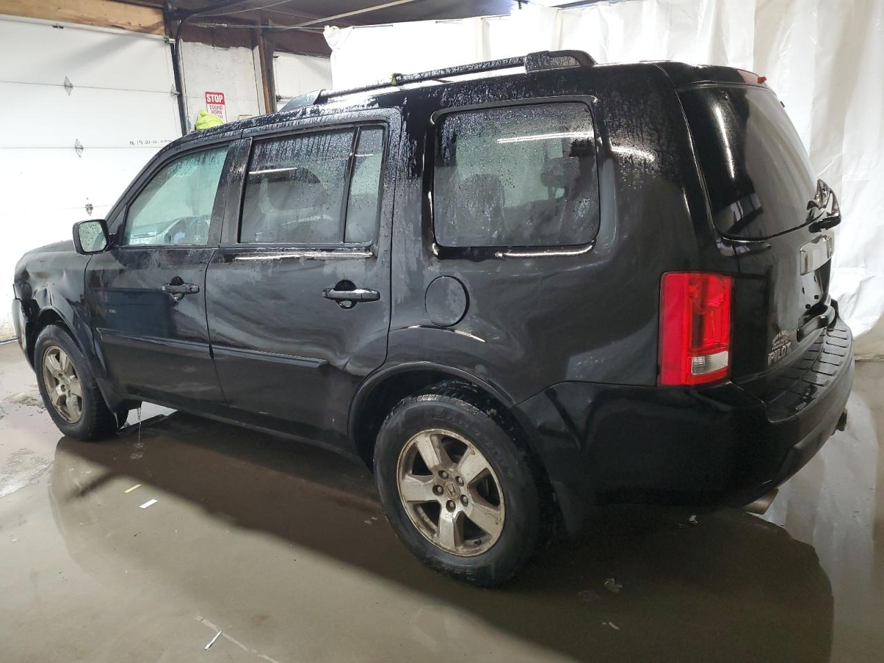 2011 Honda Pilot VIN 5FNYF4H55BB098066 Copart auction photo, front end / side damage thumbnail 2