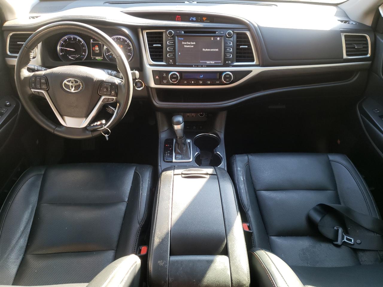 2019 Toyota Highlander VIN 5TDDZRFH1KS703325 Copart auction photo, rear end damage thumbnail 8