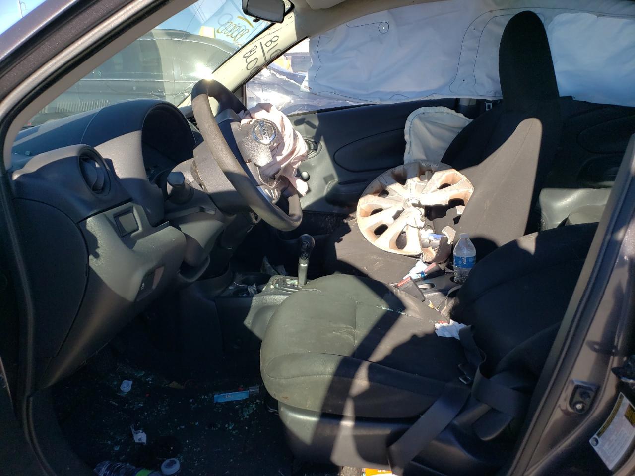 2015 Nissan Versa VIN 3N1CN7AP7FL907393 Copart auction photo, all over damage thumbnail 7