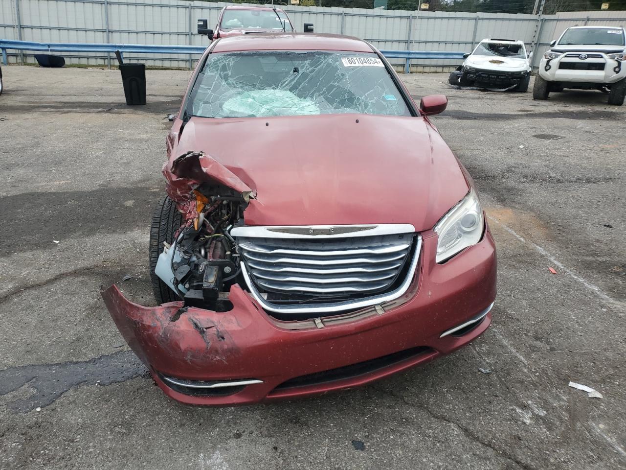 2013 Chrysler 200 VIN 1C3CCBBB6DN577675 Copart auction photo, front end damage thumbnail 5