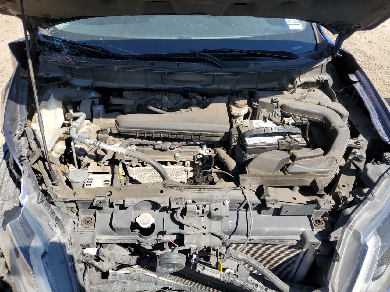 2017 Nissan Rogue VIN 5N1AT2MTXHC868542 Copart auction photo, front end damage thumbnail 7
