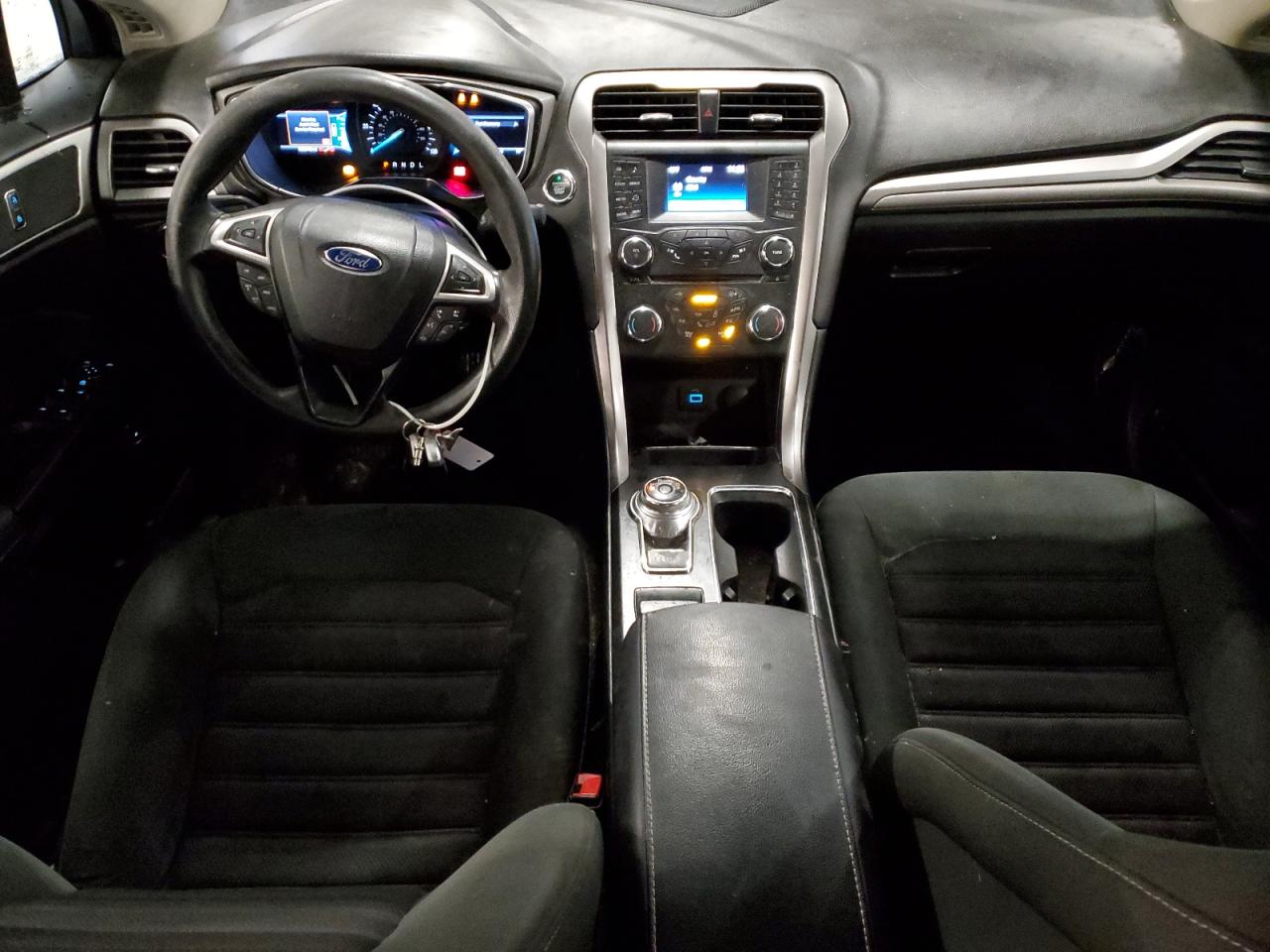 2017 Ford Fusion VIN 3FA6P0LU1HR381430 Copart auction photo, front end / side damage thumbnail 8