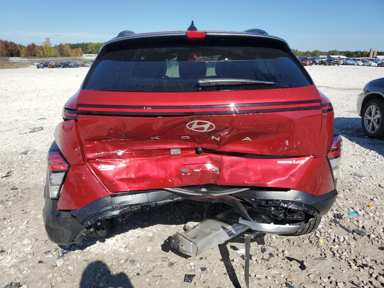 2024 Hyundai Kona VIN KM8HECA37RU069770 Copart auction photo, rear end / front end damage thumbnail 6