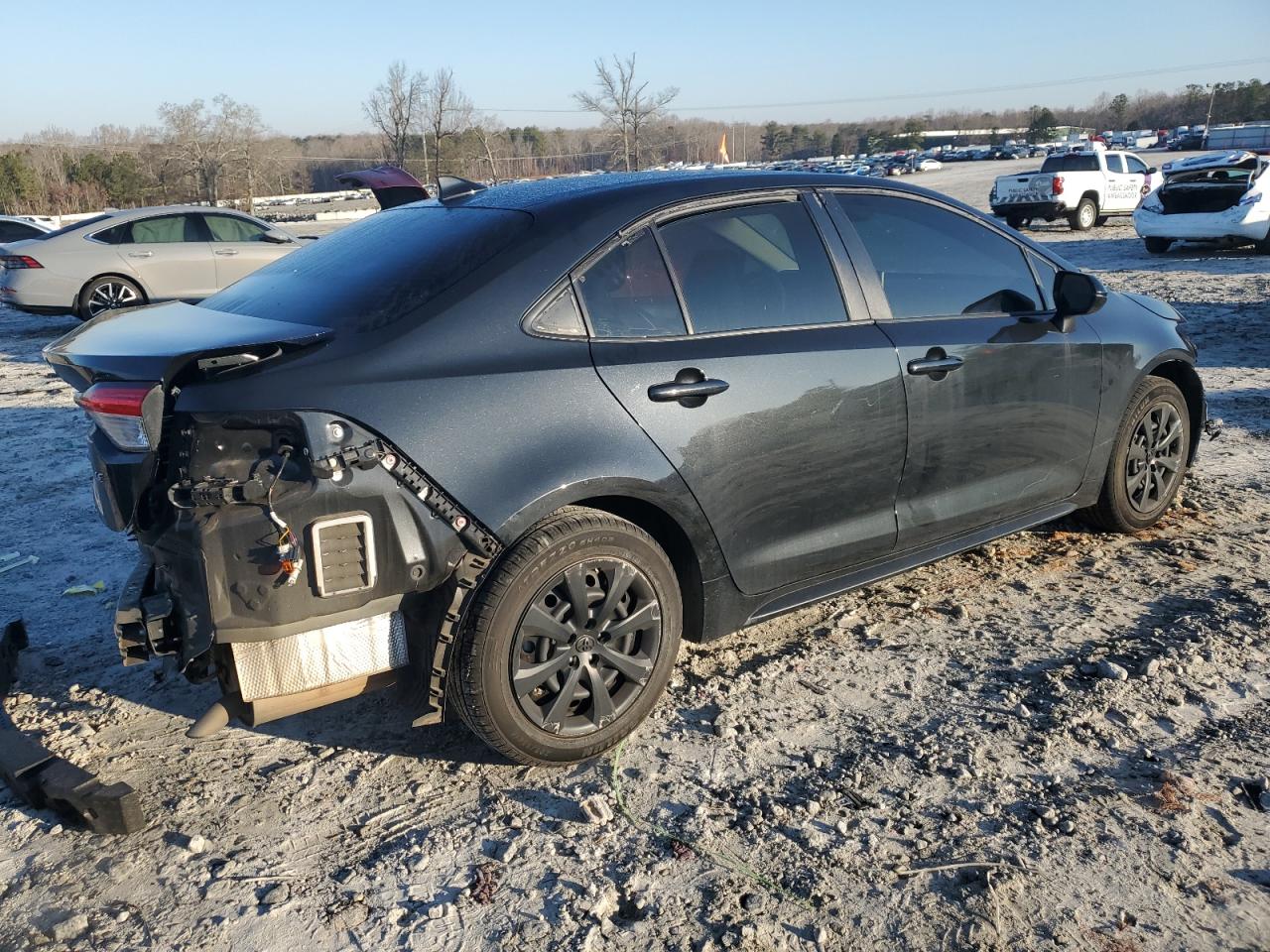 2021 Toyota Corolla VIN JTDEPMAE3MJ143575 Copart auction photo, rear end / front end damage thumbnail 3
