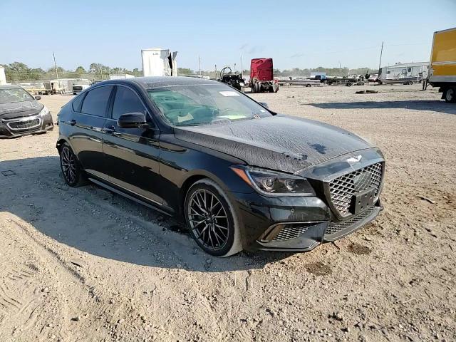 2019 Genesis G80 VIN KMHGN4JB6KU289917 Copart auction photo, rear end / minor dent/scratches damage thumbnail 11