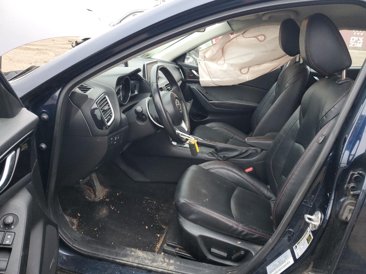 2014 Mazda 3 VIN JM1BM1L33E1158973 Copart auction photo, side / front end damage thumbnail 7
