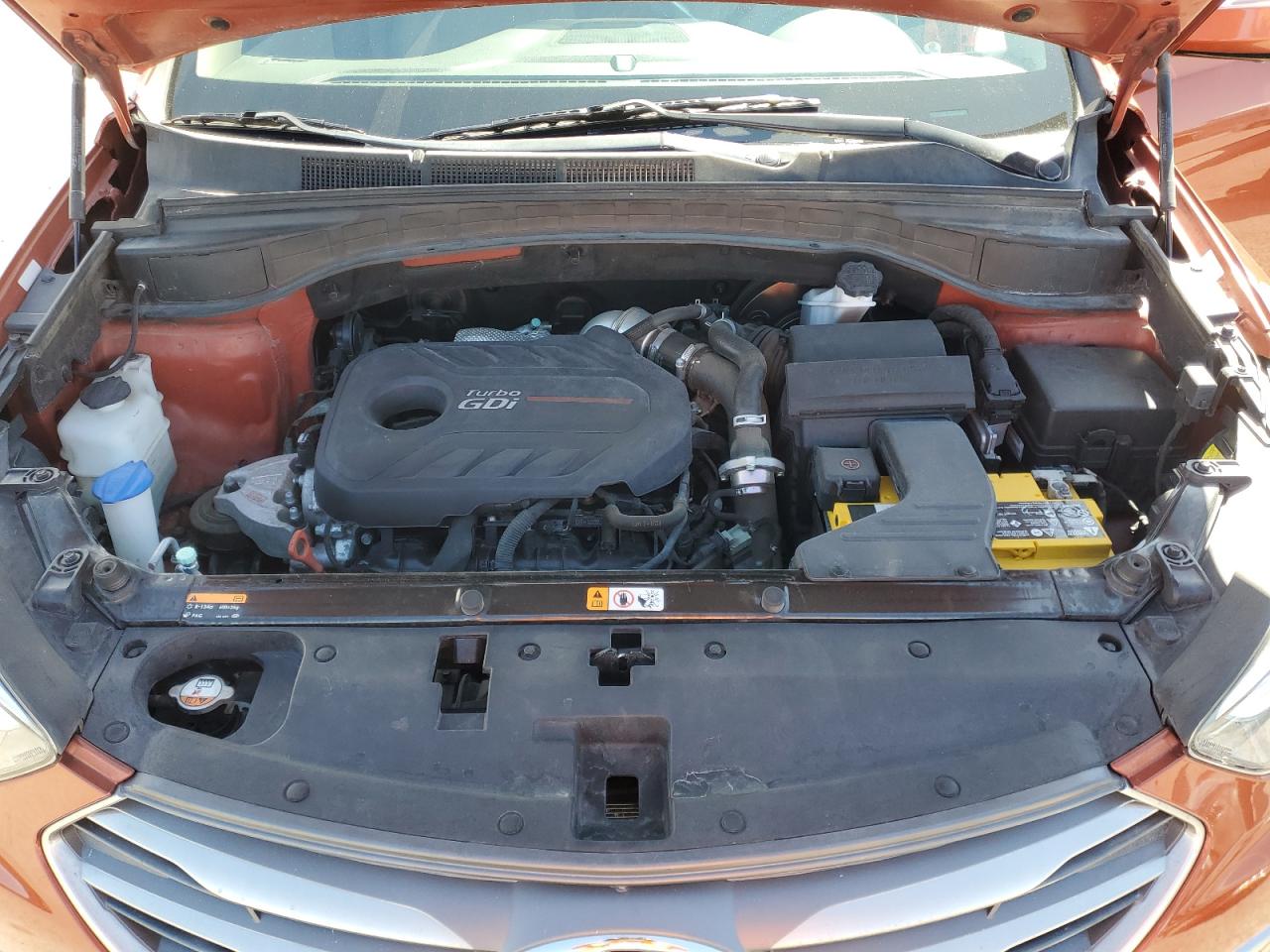 2018 Hyundai Santa Fe VIN 5XYZW4LA5JG500958 Copart auction photo, rear end damage thumbnail 13