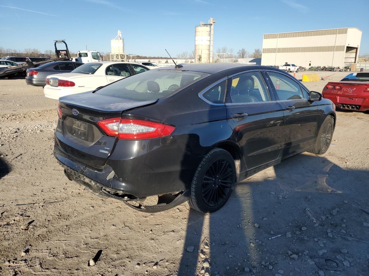 2016 Ford Fusion VIN 3FA6P0H9XGR126729 Copart auction photo, rear end damage thumbnail 3