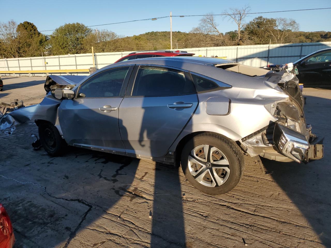2016 Honda Civic VIN 19XFC2F52GE007081 Copart auction photo, rear end / front end damage thumbnail 2