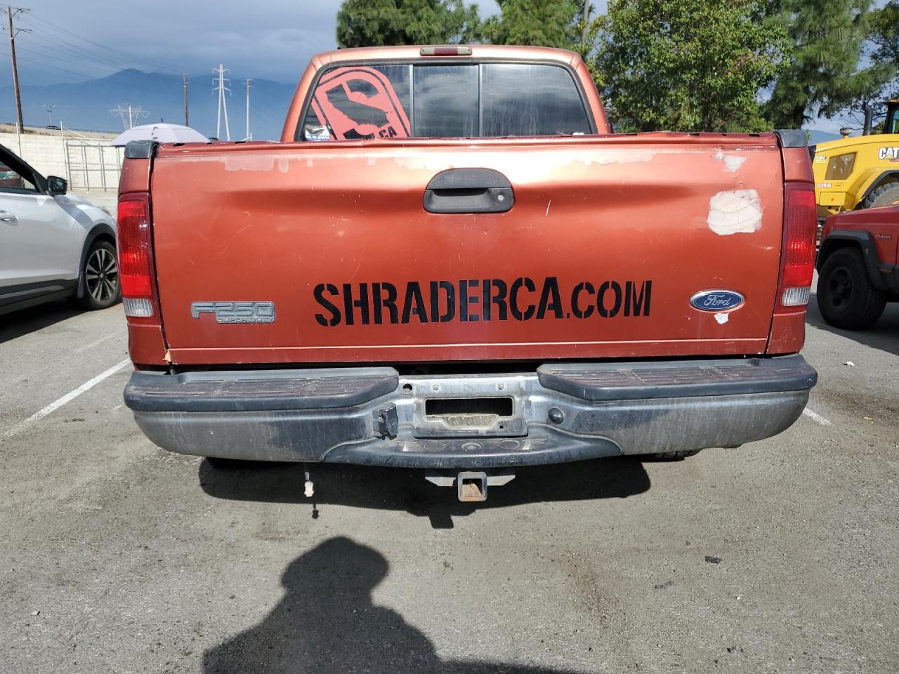 2001 Ford F250 VIN 1FTNW20F71EC94635 Copart auction photo, front end / minor dent/scratches damage thumbnail 6