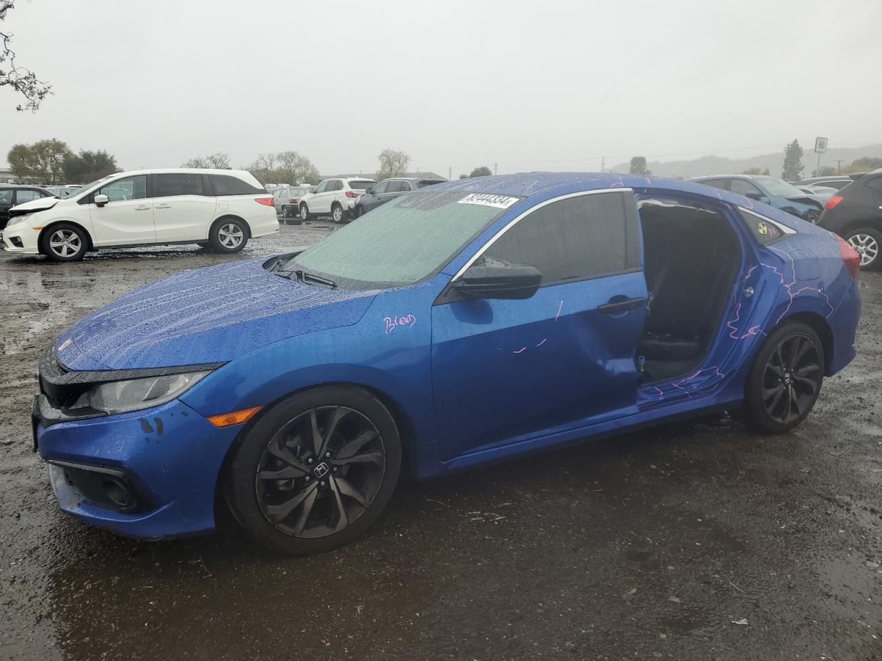 2021 Honda Civic VIN 2HGFC2F88MH505135