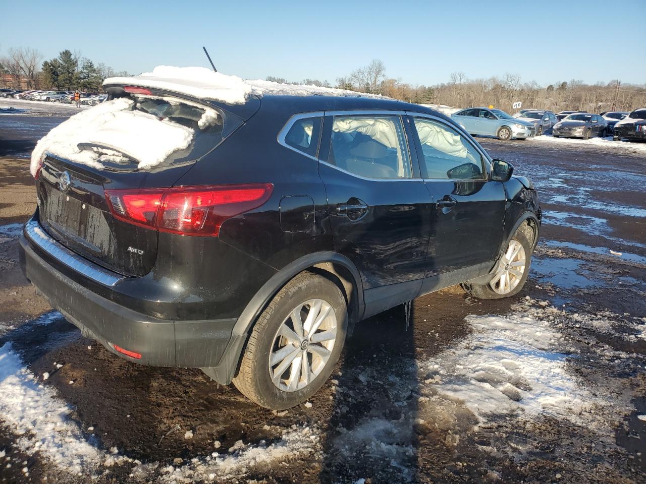 2019 Nissan Rogue VIN JN1BJ1CR4KW630905 Copart auction photo, side damage thumbnail 3