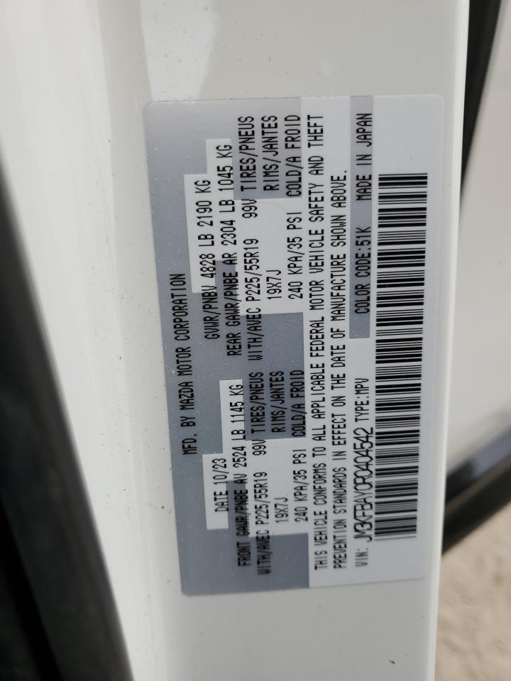 2024 Mazda CX-5 VIN JM3KFBAY0R0404542 Copart auction photo, side damage thumbnail 13