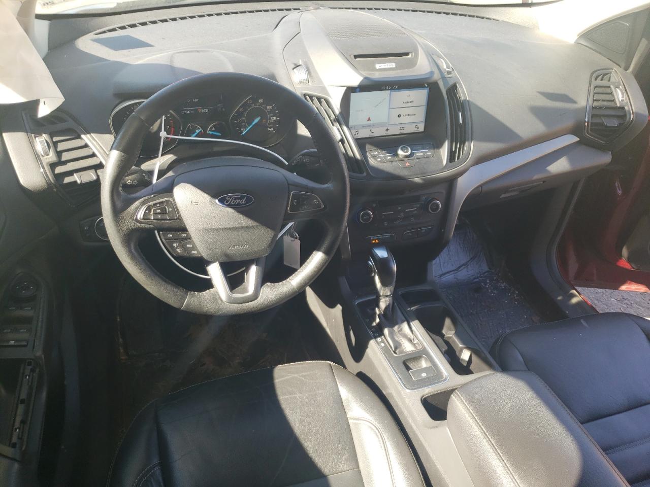 2018 Ford Escape VIN 1FMCU0HD8JUA16820 Copart auction photo, side / front end damage thumbnail 8