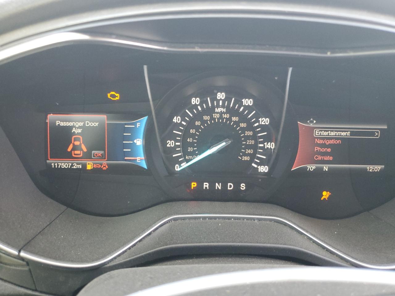 2016 Ford Fusion VIN 3FA6P0D92GR206399 Copart auction photo, side damage thumbnail 9