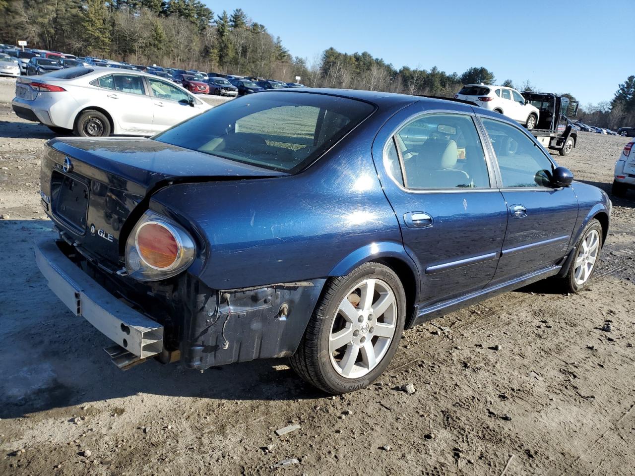 2003 Nissan Maxima VIN JN1DA31A63T433075 Copart auction photo, side / rear end damage thumbnail 3