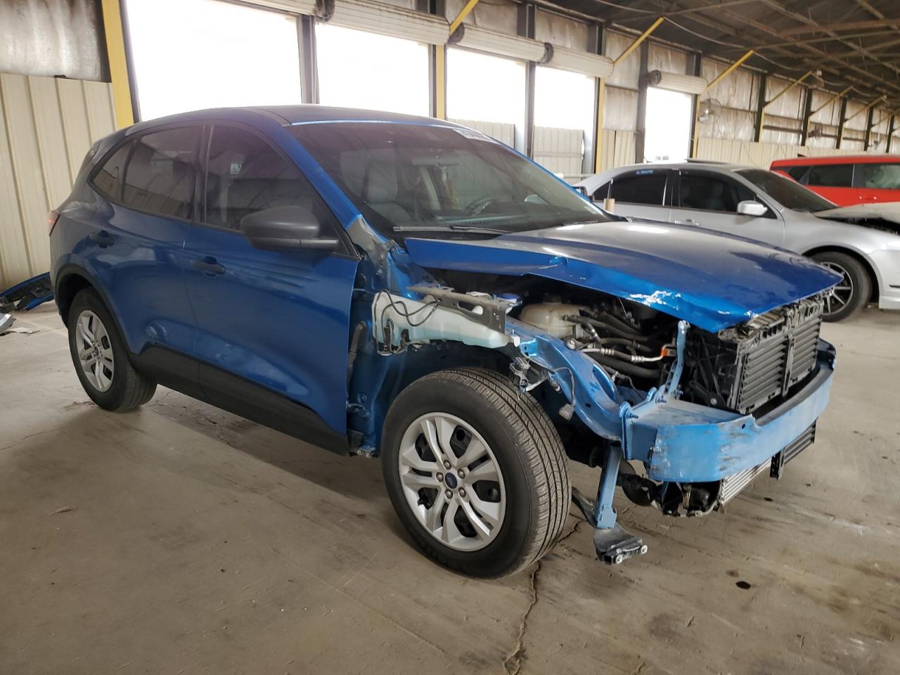 2020 Ford Escape VIN 1FMCU0F63LUB91080 Copart auction photo, front end damage thumbnail 4