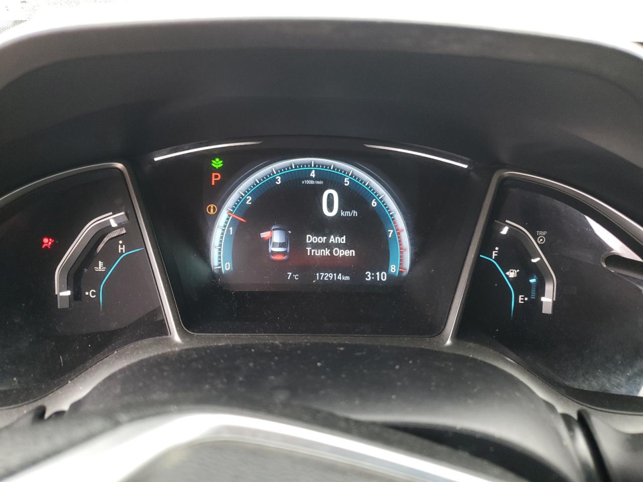 2016 Honda Civic VIN 2HGFC2F75GH004733 Copart auction photo, rear end damage thumbnail 9