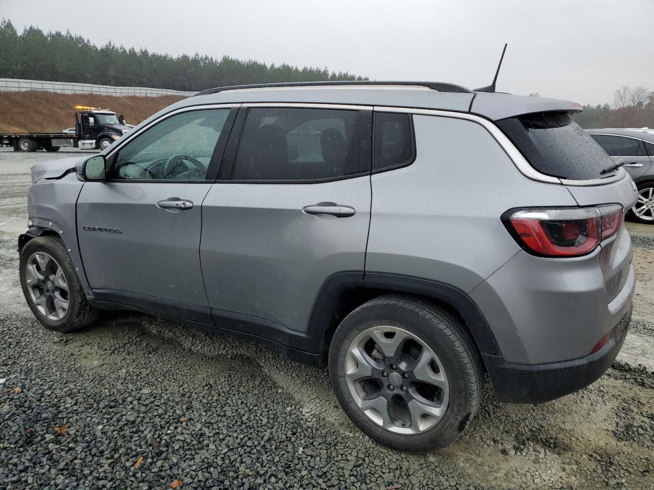 2020 Jeep Compass VIN 3C4NJCCB6LT218520 Copart auction photo, front end / side damage thumbnail 2