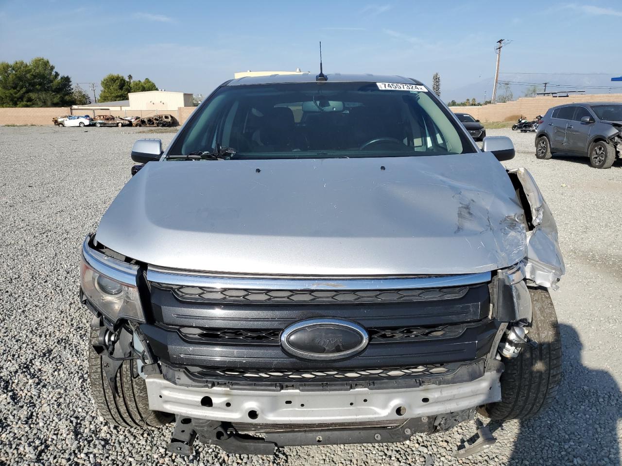 2014 Ford Edge VIN 2FMDK4AK5EBA20801 Copart auction photo, front end damage thumbnail 5