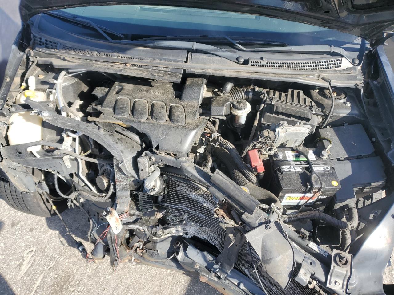 2012 Nissan Sentra VIN 3N1AB6AP8CL785231 Copart auction photo, front end / rear end damage thumbnail 13