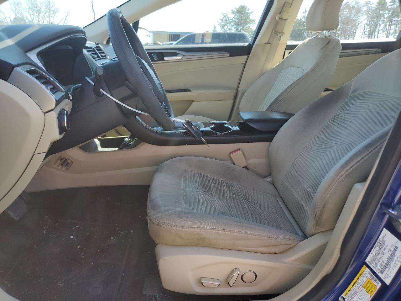 2016 Ford Fusion VIN 3FA6P0H7XGR237571 Copart auction photo, front end / side damage thumbnail 7