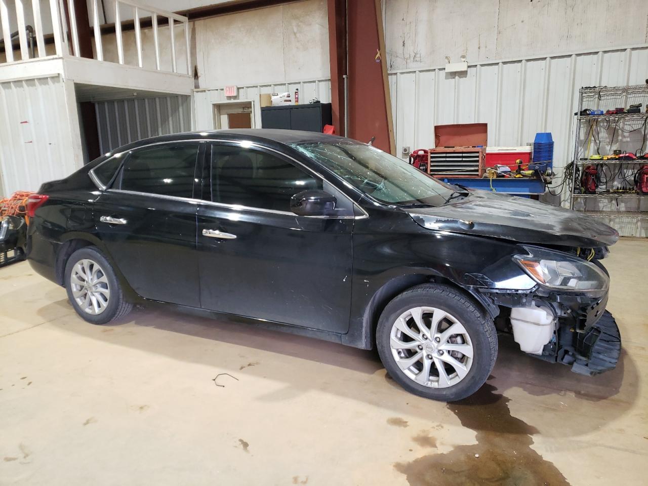2018 Nissan Sentra VIN 3N1AB7AP6JY242126 Copart auction photo, front end damage thumbnail 4