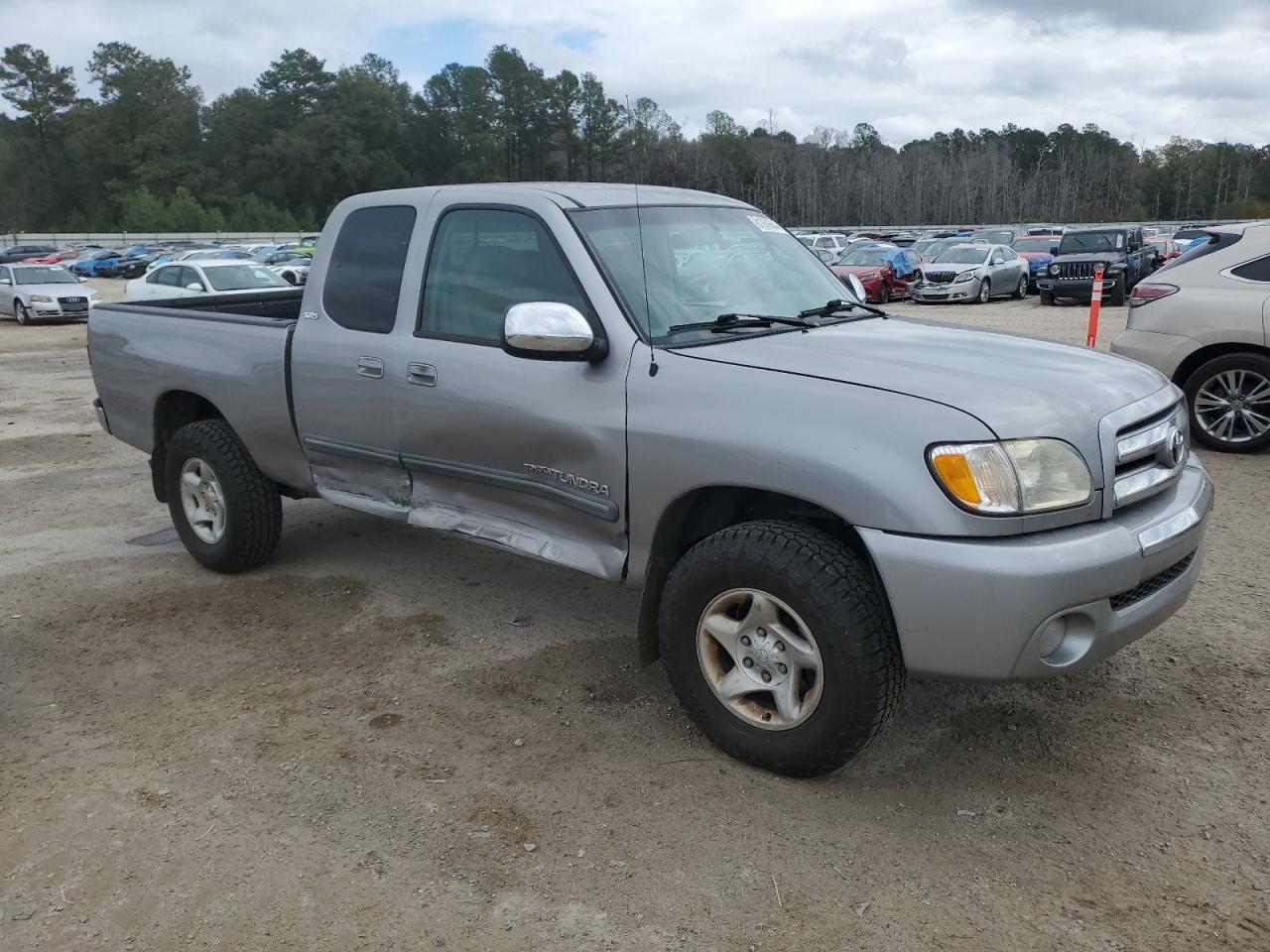 2003 Toyota Tundra VIN 5TBBT44183S433294 Copart auction photo, side / rear end damage thumbnail 4