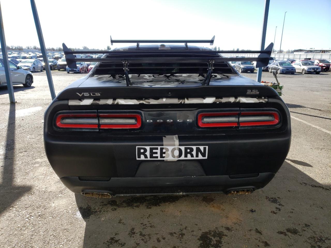 2018 Dodge Challenger VIN 2C3CDZAG2JH321718 Copart auction photo, front end / rear end damage thumbnail 6