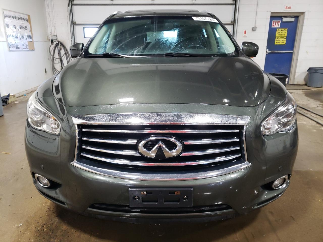 2014 Infiniti QX60 VIN 5N1AL0MM3EC545555 Copart auction photo, side damage thumbnail 5