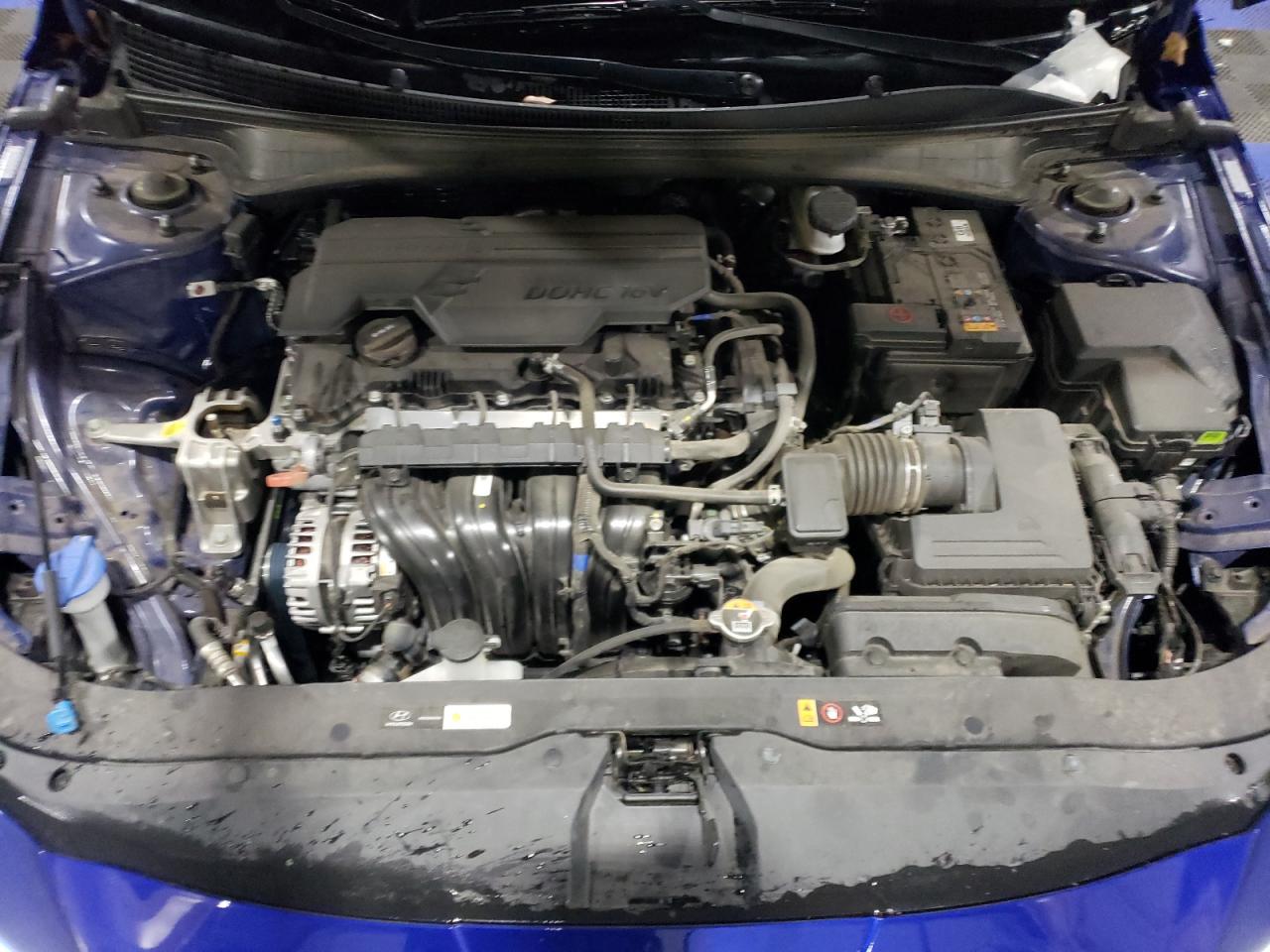 2024 Hyundai Elantra VIN KMHLM4DG3RU676086 Copart auction photo, side / front end damage thumbnail 11