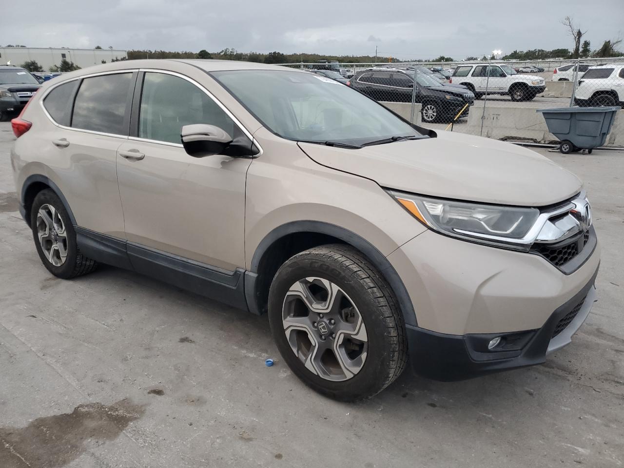 2017 Honda CR-V VIN 5J6RW1H59HL012308 Copart auction photo, side / rear end damage thumbnail 4