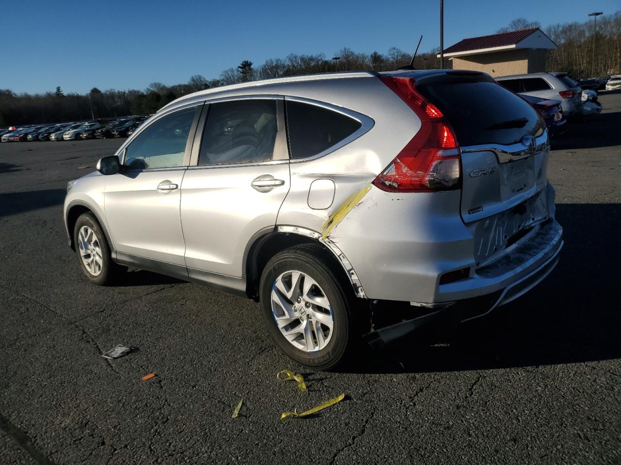 2015 Honda CR-V VIN 2HKRM4H70FH634845 Copart auction photo, rear end damage thumbnail 2