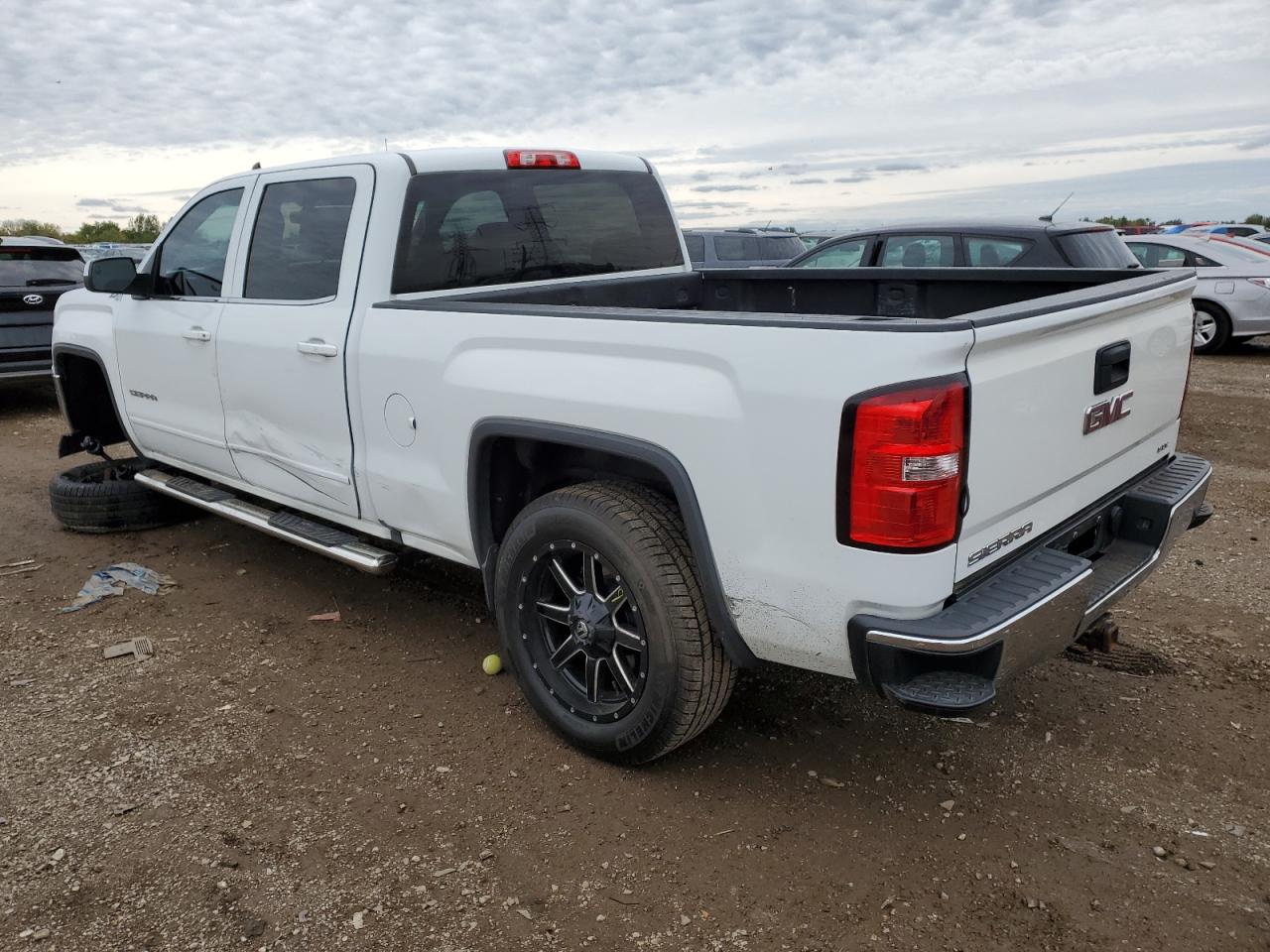 2016 GMC Sierra VIN 3GTU2MEC6GG260575 Copart auction photo, front end / side damage thumbnail 2